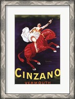 Framed Cinzano Vermouth