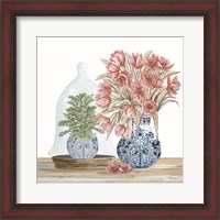 Framed Chinoiserie Florals III