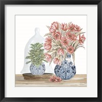Chinoiserie Florals III Framed Print