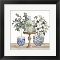 Framed Chinoiserie Florals IV