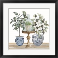 Framed Chinoiserie Florals IV