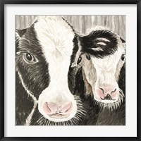 Framed Farm Cows