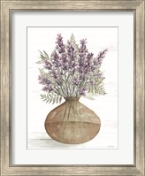 Framed Lavender Vase