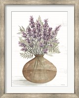 Framed Lavender Vase