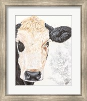 Framed Hello Beautiful Cow