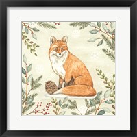 Framed Woodland Animals Fox