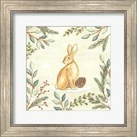 Framed Woodland Animals Rabbit