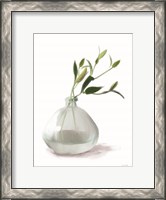 Framed Lily Stem Vase