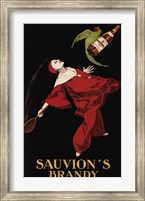 Framed Sauvion's Brandy