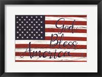 Framed God Bless America