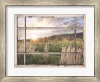 Framed Country Sunset