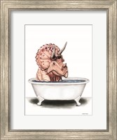 Framed Dino Bath I