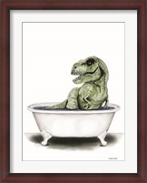 Framed Dino Bath III