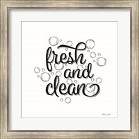 Framed Fresh and Clean Bubbles