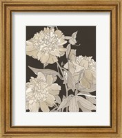 Framed Neutral Blooms 1
