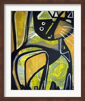 Framed One Yellow Cat