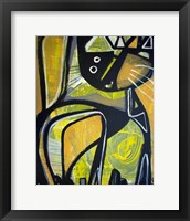 Framed One Yellow Cat