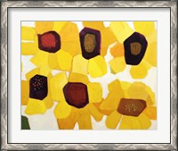 Framed Six Sunflowers