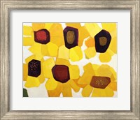 Framed Six Sunflowers