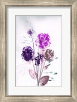 Framed Bouquet Violet