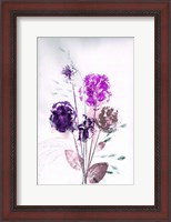 Framed Bouquet Violet