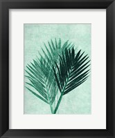 Framed Palm 4 Green