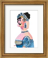 Framed Empress Josephine Bone-Aparte