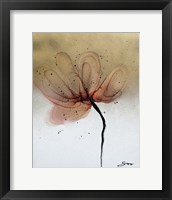 Framed Gold Flower