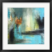 Aqua Serenity 1 Framed Print