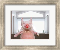 Framed Lipstick On A Pig