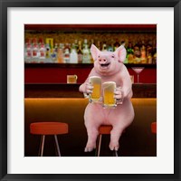 Framed Beer Hog