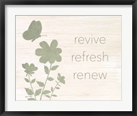 Framed Revive, Refresh, Renew