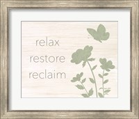 Framed Relax, Restore, Reclaim
