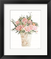 Framed Cotton Candy Roses I