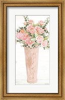 Framed Cotton Candy Roses II