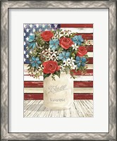 Framed Patriotic Blooms