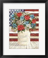 Framed Patriotic Blooms