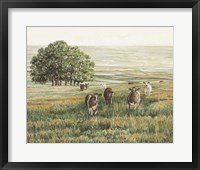 Framed Peaceful Pasture