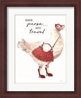 Framed Have Purse, Will Travel Chicken