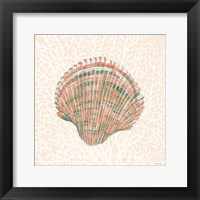 Miami Vibe Seashell 4 Framed Print