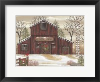 Framed Holiday Farm Barn