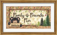 Framed Family Friends Fun