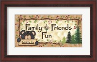 Framed Family Friends Fun