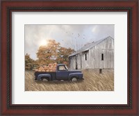 Framed Jonestown Pumpkin Barn