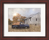 Framed Jonestown Pumpkin Barn