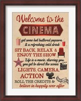 Framed Welcome to the Cinema