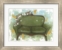 Framed Spring Floral Couch