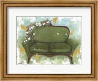 Framed Spring Floral Couch