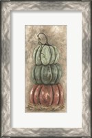 Framed Color Pumpkin Stack