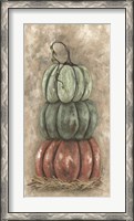 Framed Color Pumpkin Stack